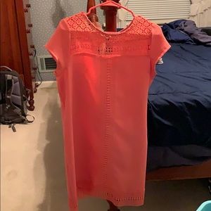 coral color dress